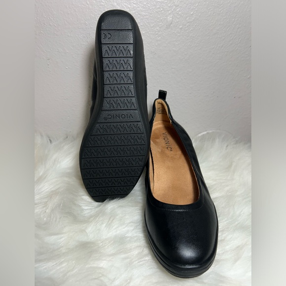 VIONIC JACEY WEDGE BLACK SIZE 7 - Picture 8 of 9